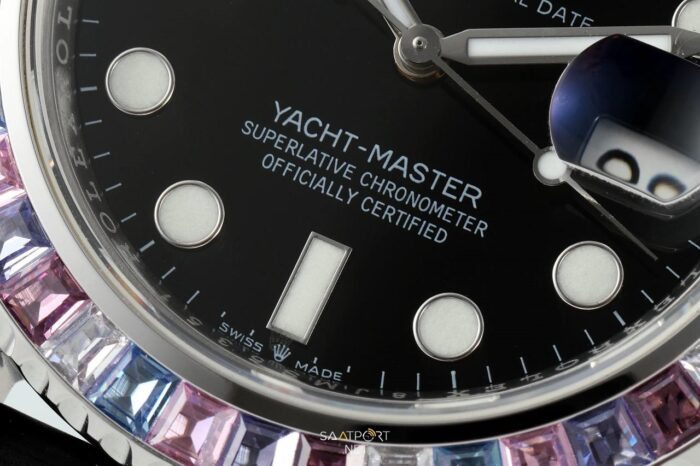 Rolex Yacht-Master 42mm Silikon Kordon Super Clone Eta 226668TBR