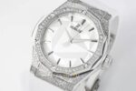 HublotHublot Classic Fusion Orlinski Titanium White Pave Super Clone ETA